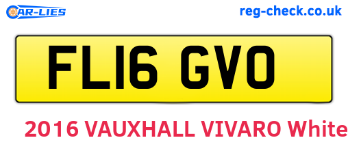 FL16GVO are the vehicle registration plates.