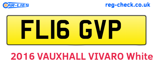 FL16GVP are the vehicle registration plates.