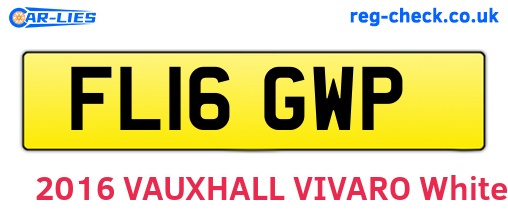 FL16GWP are the vehicle registration plates.