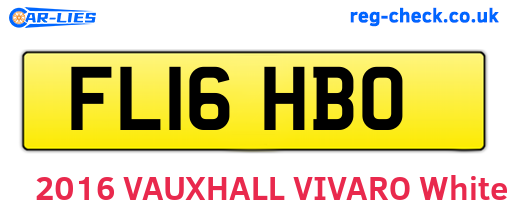 FL16HBO are the vehicle registration plates.