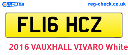 FL16HCZ are the vehicle registration plates.