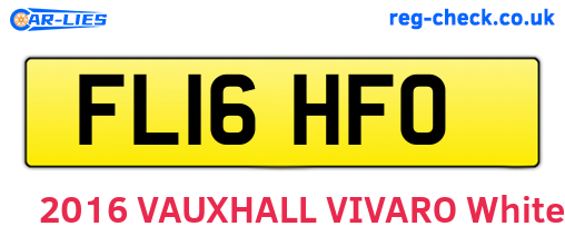 FL16HFO are the vehicle registration plates.