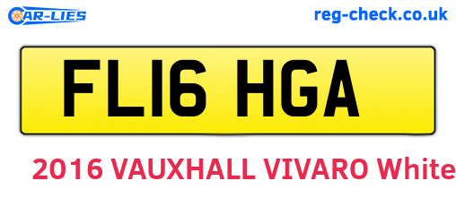 FL16HGA are the vehicle registration plates.
