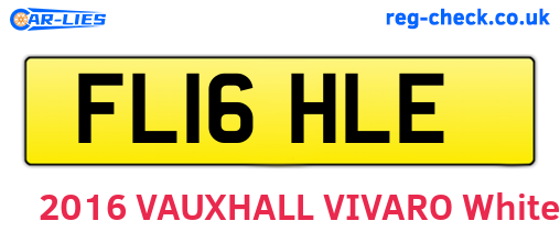 FL16HLE are the vehicle registration plates.