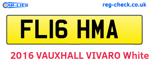 FL16HMA are the vehicle registration plates.