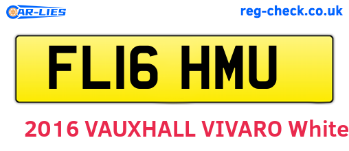FL16HMU are the vehicle registration plates.