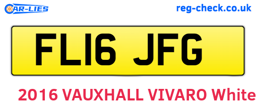 FL16JFG are the vehicle registration plates.