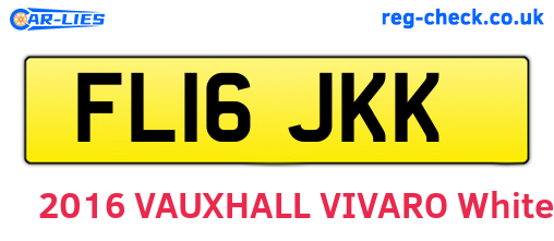 FL16JKK are the vehicle registration plates.