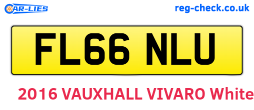 FL66NLU are the vehicle registration plates.