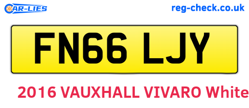 FN66LJY are the vehicle registration plates.