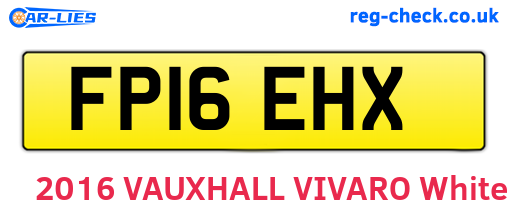 FP16EHX are the vehicle registration plates.