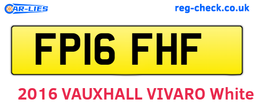 FP16FHF are the vehicle registration plates.