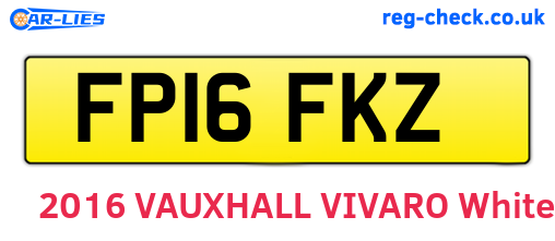 FP16FKZ are the vehicle registration plates.