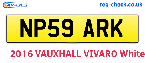 NP59ARK are the vehicle registration plates.