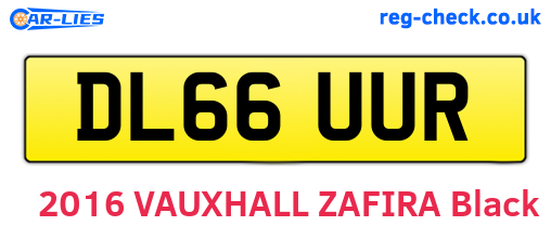DL66UUR are the vehicle registration plates.