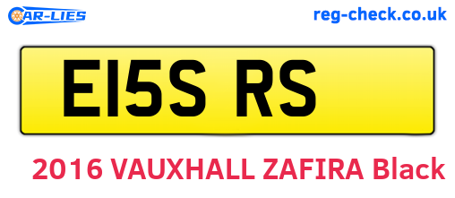 E15SRS are the vehicle registration plates.