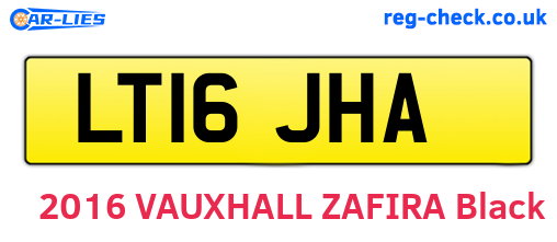 LT16JHA are the vehicle registration plates.