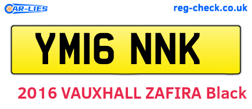 YM16NNK are the vehicle registration plates.