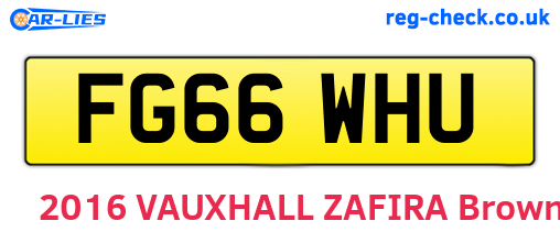 FG66WHU are the vehicle registration plates.