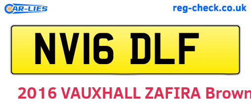 NV16DLF are the vehicle registration plates.