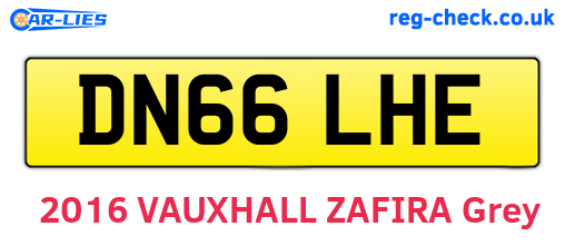 DN66LHE are the vehicle registration plates.