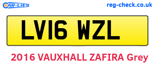 LV16WZL are the vehicle registration plates.