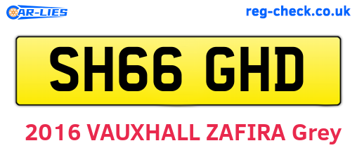 SH66GHD are the vehicle registration plates.