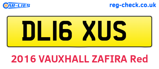 DL16XUS are the vehicle registration plates.