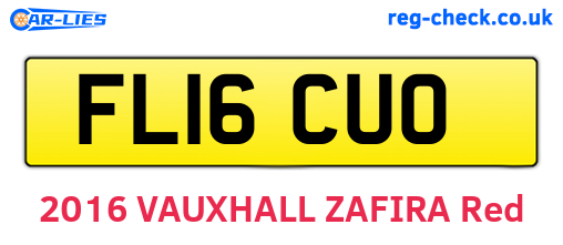 FL16CUO are the vehicle registration plates.