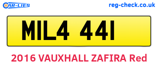 MIL4441 are the vehicle registration plates.