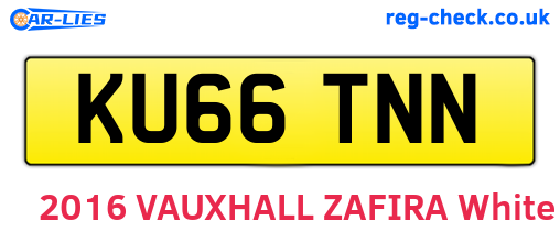 KU66TNN are the vehicle registration plates.