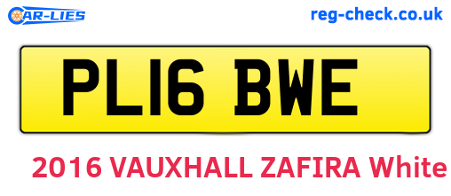 PL16BWE are the vehicle registration plates.