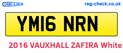 YM16NRN are the vehicle registration plates.