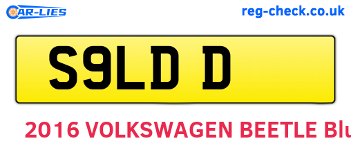 S9LDD are the vehicle registration plates.
