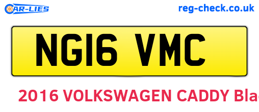 NG16VMC are the vehicle registration plates.