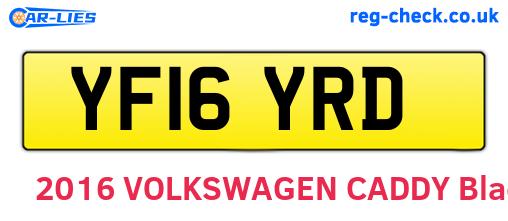 YF16YRD are the vehicle registration plates.