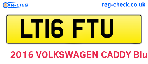 LT16FTU are the vehicle registration plates.
