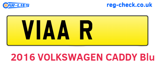 V1AAR are the vehicle registration plates.