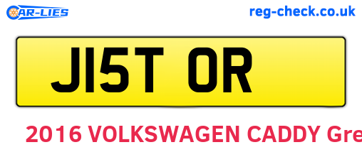 J15TOR are the vehicle registration plates.