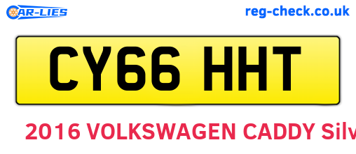 CY66HHT are the vehicle registration plates.