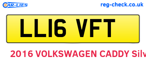 LL16VFT are the vehicle registration plates.
