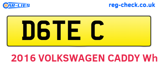 D6TEC are the vehicle registration plates.