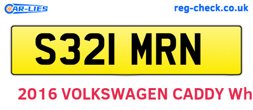S321MRN are the vehicle registration plates.