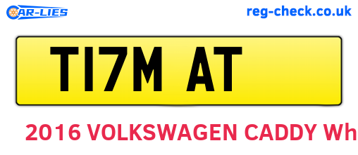 T17MAT are the vehicle registration plates.