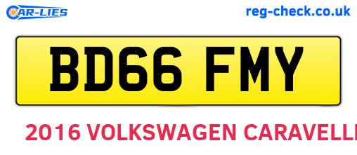 BD66FMY are the vehicle registration plates.