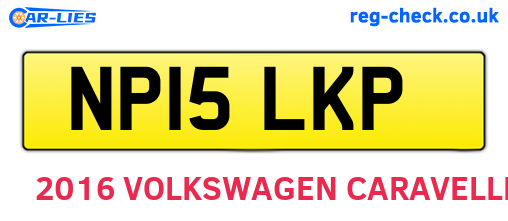 NP15LKP are the vehicle registration plates.