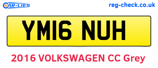 YM16NUH are the vehicle registration plates.