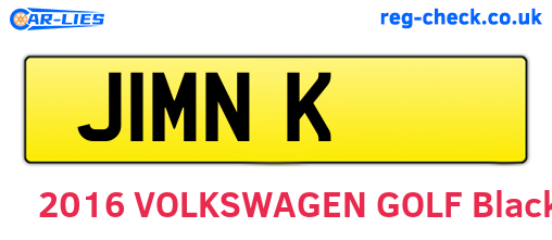 J1MNK are the vehicle registration plates.