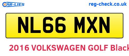 NL66MXN are the vehicle registration plates.