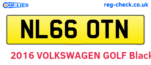 NL66OTN are the vehicle registration plates.